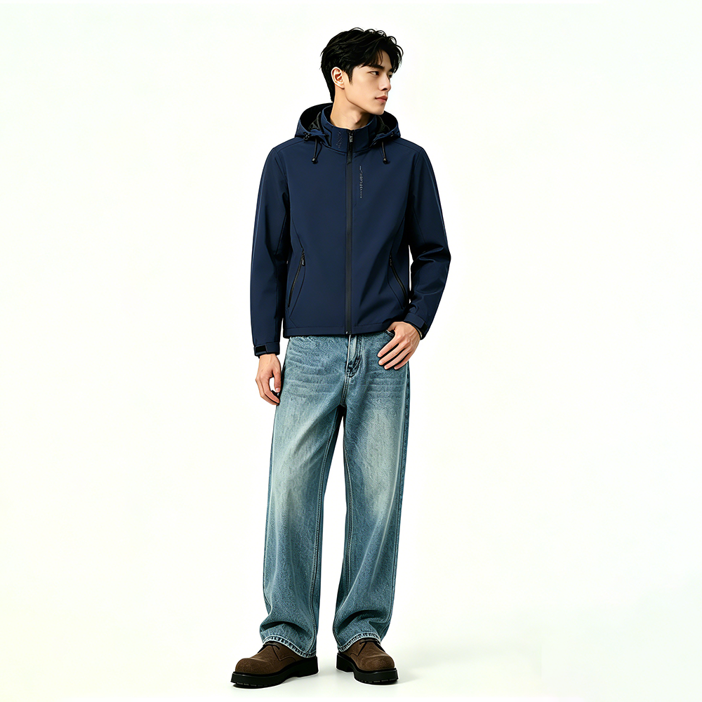 Veste Softshell coupe-vent et imperm&eacute;able pour hommes
